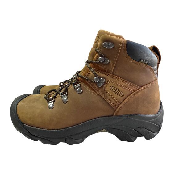 Keen Pyrenees Hiking Boots Leather Women's US 10 Brown Leather 1004156 - Picture 6 of 10